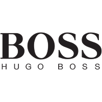 Logo BOSS HUGO BOSS : Élégance et Luxe en Noir et Blanc Logo BOSS HUGO BOSS noir sur fond blanc, typographie élégante pour cette célèbre marque de mode de luxe internationale.